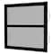 Ritescreen 45 in W x 23 in H Double-Hung Window Screen, DH2, Aluminum Mesh, Black DH2-L48-MSAL-L00-H23-W45 - alternate 1